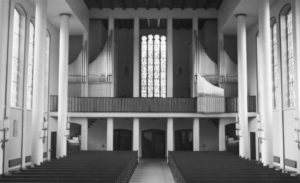Kirche, Blick zur Orgel, nach 1957 (1957 Orgelneubau)