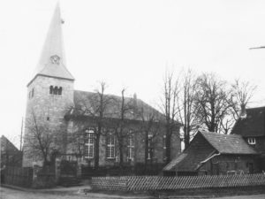 Kirche, Ansicht von Südwesten, 1957 (?)