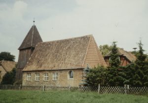 Kapelle, Ansicht von Südosten, Foto: P. Greve, Jöllenbeck (?), um 1988