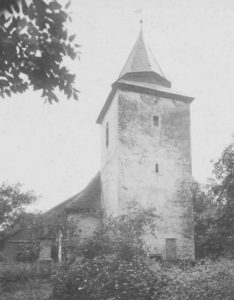 Kirche, Ansicht von Westen, um 1948