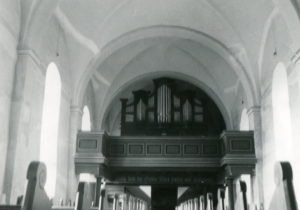 Kirche, Blick zur Orgel, nach 1974