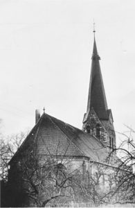Kirche, Ansicht von Nordosten