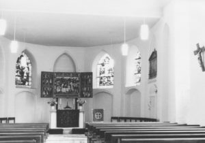 Kirche, Blick zum Altar, nach 1974, vor 1997