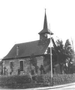 Kirche, Ansicht von Nordwesten, um 1955