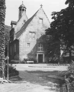 Kirche, Ansicht von Nordwesten, Foto: Ernst Witt, Hannover, 1959