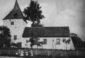 Ansicht der Kirche von Süden, 1908