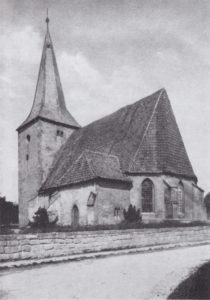 Kirche, Ansicht von Südosten, 1935