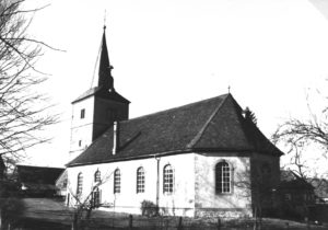 Kirche, Ansicht von Südosten, um 1960