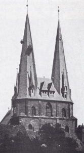 Kirche, Ansicht von Westen, 1929