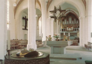 Blick zur Orgel, Foto als Postkarte, nach 1978