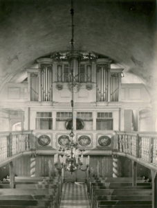 Kirche, Blick zur Orgel, vor 1958