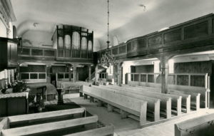 Kirche, Blick zur Orgel, vor 1975