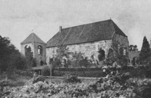 Kirche, Ansicht von Südosten, Foto für ein Prospekt, 1948