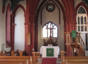 Kirche, Blick zum Altar, Foto: Ernst Günther Behn, Klein Gußborn 2009/10