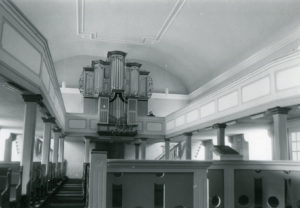 Kirche, Blick zur Orgel, vor 1988