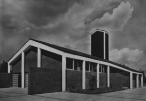 Kirche, Ansicht von Südwesten, 1965