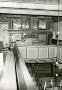 Blick zur Orgel, vermutlich 1975