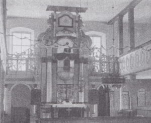 Kanzelaltar, Foto: W. Röpke, 1907