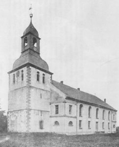 Kirche, Ansicht von Südwesten, 1908