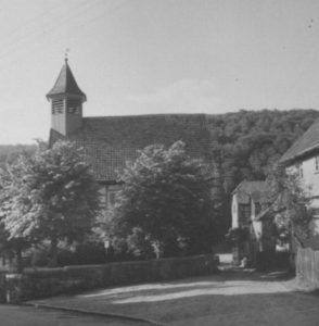 Kapelle, Ansicht von Süden, um 1953