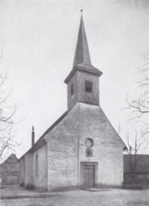 Kirche, Ansicht von Nordwesten, Foto: Helmut Janicki, 1956-58