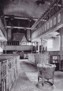 Kirche, Blick zur Orgel, vor 1965