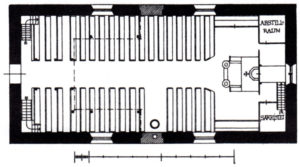Kirche, Grundriss, vor 1939