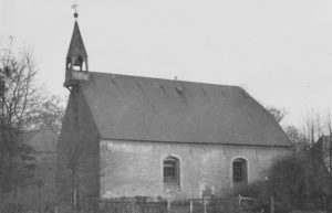 Kirche, Ansicht von Südwesten, um 1951