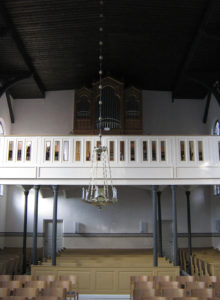 Kirche, Blick zur Orgel, Foto: Ernst Günther Behn, Klein Gußborn, 2009 oder 2010