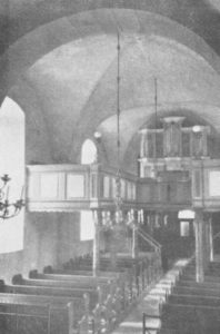 Kirche, Blick zur Orgel, 1935