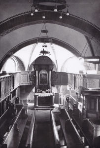 Kirche, Blick zum Altar, vor 1956