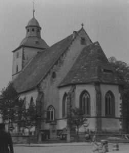 Kirche, Ansicht von Südosten, 1953