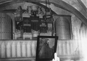 Kirche, Blick zur Orgel, Foto: Ernst Witt, Hannover, Juli 1955