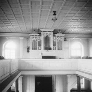 Kirche, Blick zur Orgel, 1966