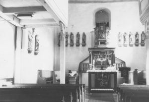 Kirche, Blick zum Altar, nach 1953