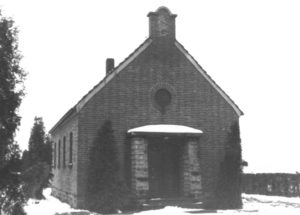 Kapelle, Außenansicht, um 1960