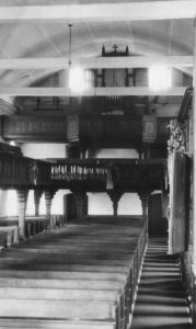 Kirche, Blick zur Orgel, vor 1964