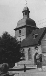 Kirche, Ansicht von Südwesten, 1950