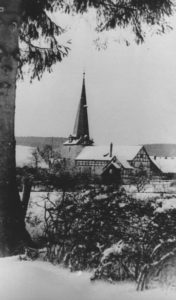Kirche, Ansicht von Südosten, 1950
