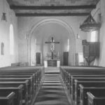 Kirche, Blick zum Altar, Foto: Ernst Witt, Hannover, April 1956