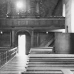 Kirche, Blick zur Orgel, vor 1954