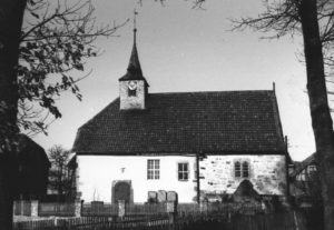 Kapelle, Ansicht von Süden, um 1960