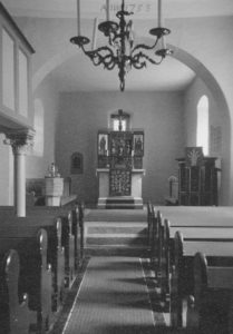 Kapelle, Blick zum Altar, Foto: Ernst Witt, September 1959