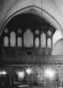 Orgel, vor 1957