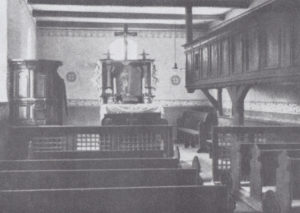 Kapelle, Blick zum Altar, 1935