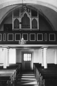 Kirche, Blick zur Orgel, nach 1952