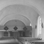 Kirche, Blick zur Westempore, Foto: Ernst Witt, Hannover, Mai 1953