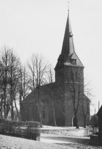 Kirche, Ansicht von Nordwesten, um 1953