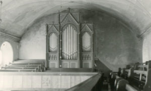 Kirche, Blick zur Orgel, vor 1959