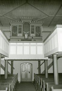 Kapelle, Blick zur Orgel, 1974